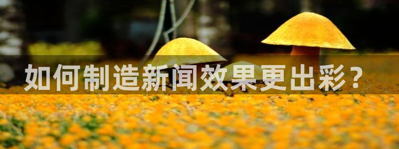 大发彩神官网下载：如何制造新闻效果更出彩？