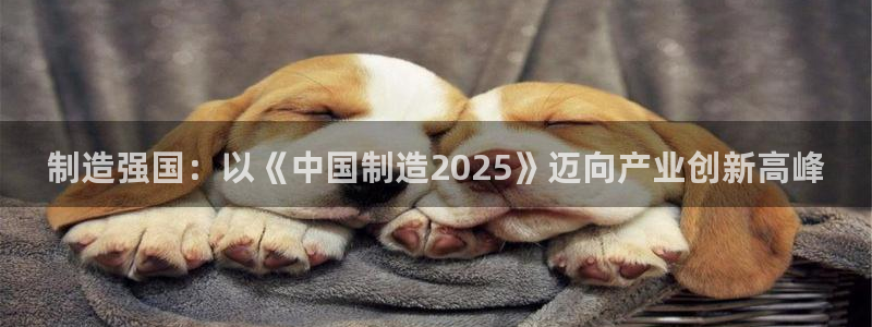 彩神v大众娱乐：制造强国：以《中国制造2025》迈向产业创新高峰