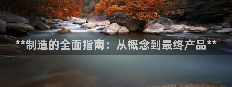 彩神平台：**制造的全面指南：从概念到最终产品**