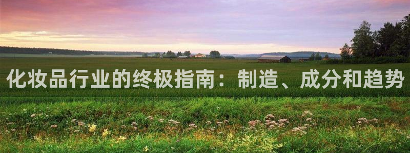 所有彩神购买首页中心：化妆品行业的终极指南：制造、成分和趋势