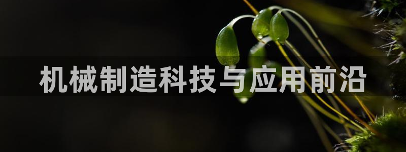 彩神v8是真的挣钱吗知乎：机械制造科技与应用前沿