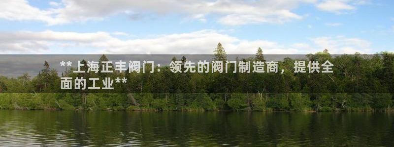 彩神8是正规平台吗是正品吗：**上海正丰阀门：领先的阀门制造商，提供全
面的工业**