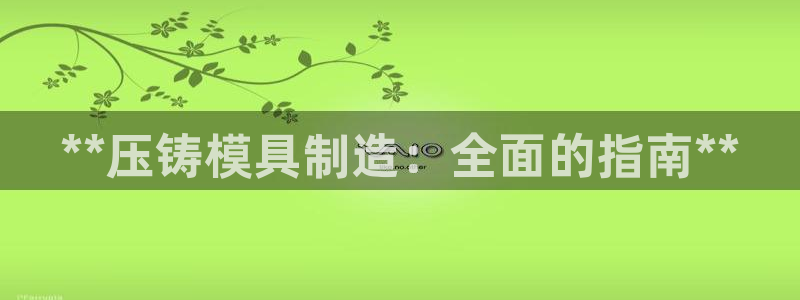 彩神v争霸有限公司：**压铸模具制造：全面的指南**
