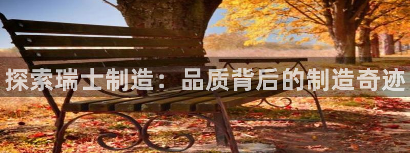 彩神购彩-购彩大厅入口老版：探索瑞士制造：品质背后的制造奇迹